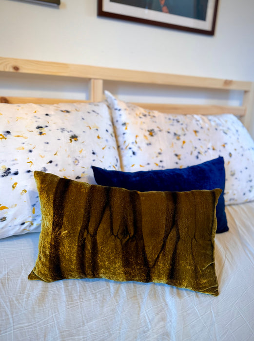 Coussin en velours de soie