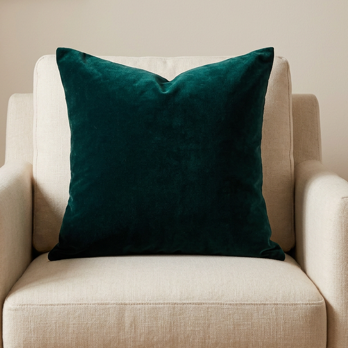 Coussin en velours de soie
