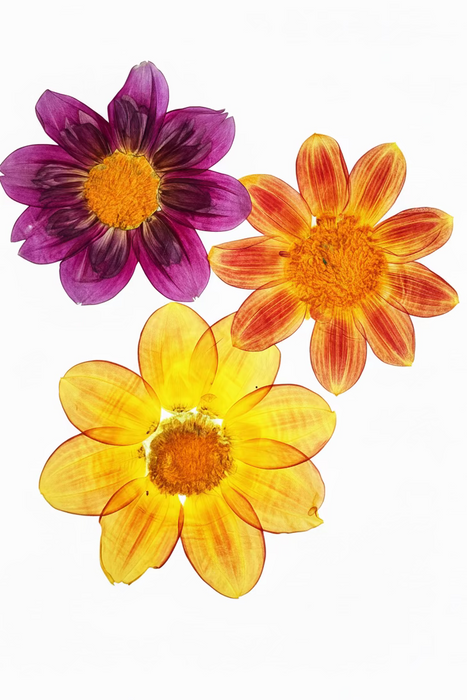 Fleurs pressées pour Ecoprint