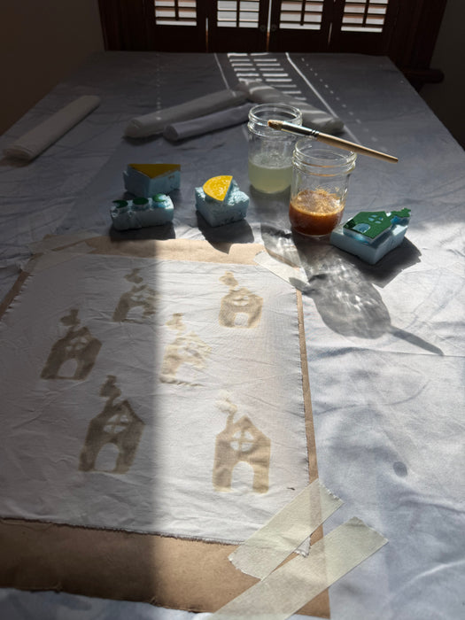 Kit d'impression avec pâte d'alun