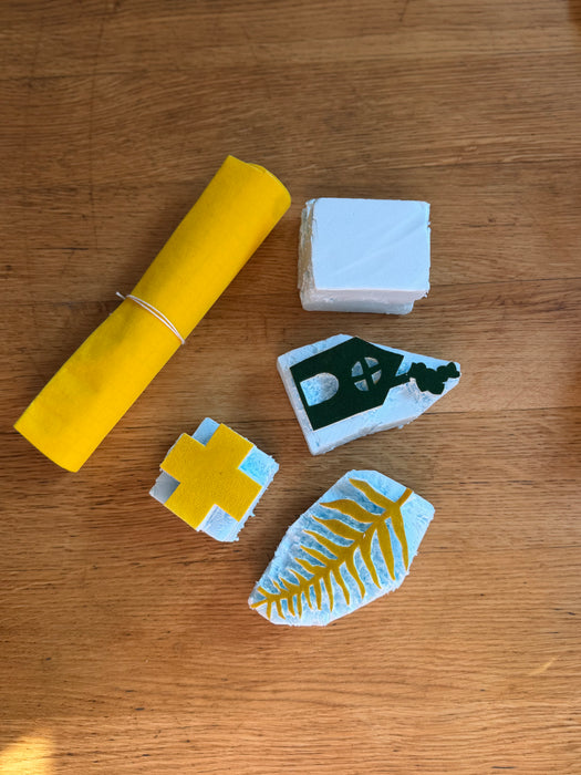 Kit d'impression avec pâte d'alun