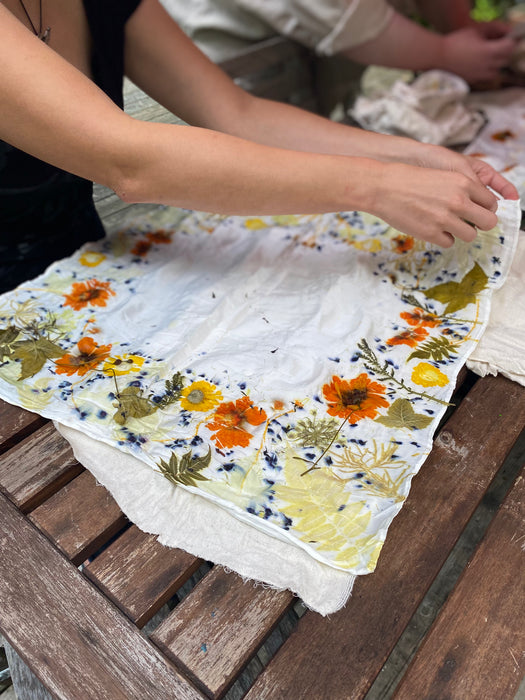Atelier Initiation à l'Écoprint (impression botanique)